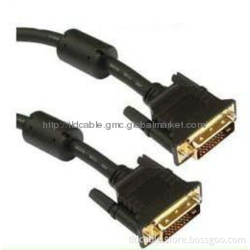 DVI-D Dual Link 24+1 Pin Male to Male Cable